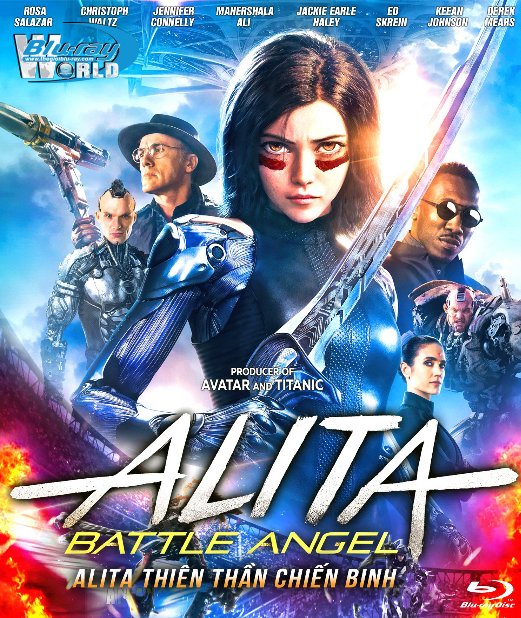F1712. Alita 2019 - Alita: Thiên Thần Chiến Binh 2D50G (DTS-HD MA 7.1) 